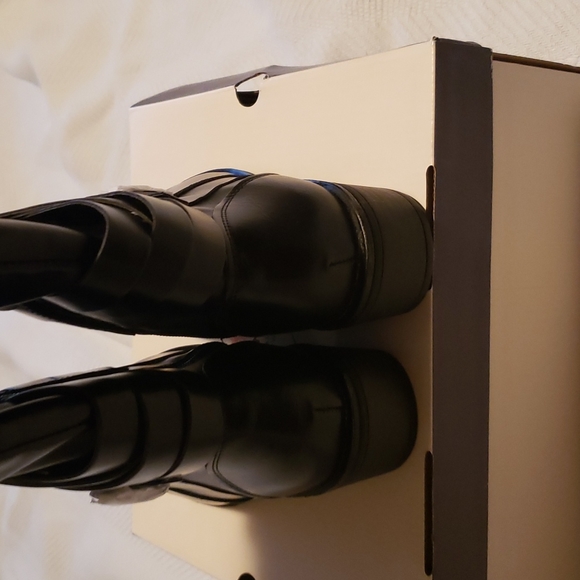 Black/Brown dress boots - Picture 7 of 8